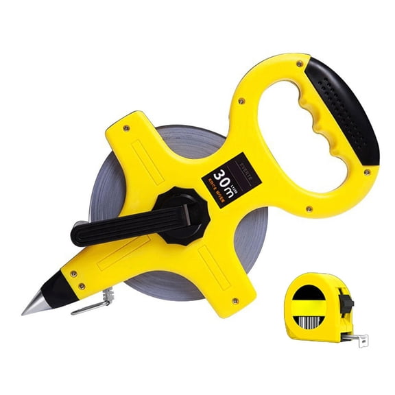 Heavy Duty ABS Tape Measure with 3 Meter Reward Tape Waterproof Nylon Fiber Coating for Construction Tailoring Home Use