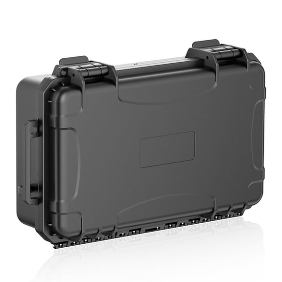 Heavy-Duty ABS Tool Case with Shockproof Design & Ergonomic Handle for Electronics Storage