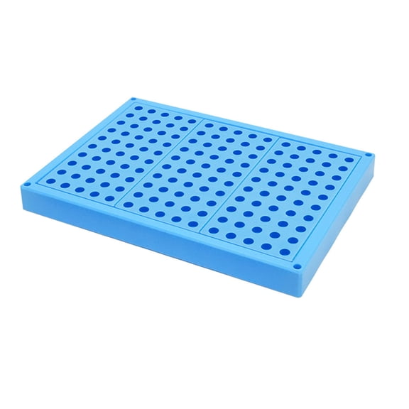 Heavy Duty ABS Tool Storage Case with Multiple Sized Apertures for Equipment Accessories Organization
