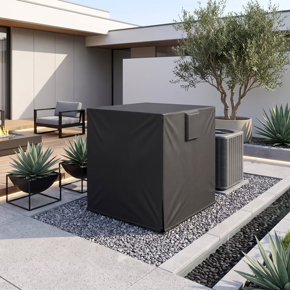 Heavy Duty AC Cover for Outdoor Units, Waterproof Air Conditioner Protector, Windproof Design, 30x30x32 Inch