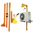 thumbnail image 1 of Heavy-Duty AC Unit Hoist Tool, 400LBS Load Capacity Portable Lift System, Stainless Steel Triangular Bracket for Installers, Contractors​​, 1 of 8