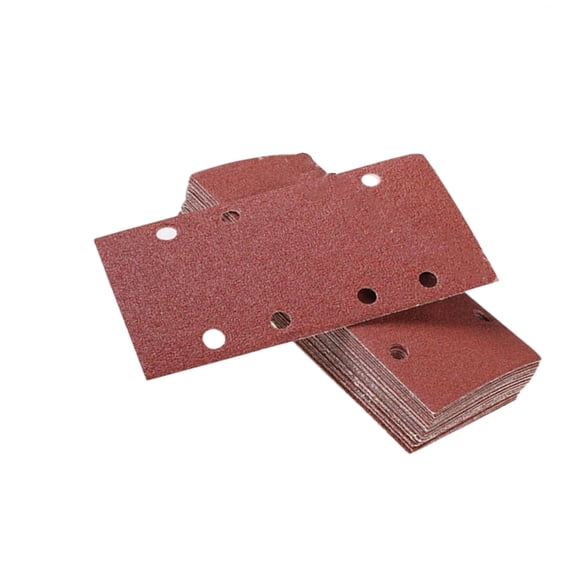 Heavy Duty Adhesive Backed Sandpaper Sheets 8 Hole Rectangular Design Multiple Grit Combination Pack for Air Grinders