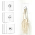 thumbnail image 1 of Heavy Duty Adhesive Hooks No Drilling Picture Hanger Self-Adhesive Nail Screws for Hanging Towels Coats Photos Decor, 1 of 7