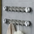 thumbnail image 1 of Heavy Duty Adhesive Hooks for Bathroom & Kitchen | Strong Non-Drill Wall Hooks | No Falling Clear Plastic Storage Hooks | Easy Installation, 1 of 6