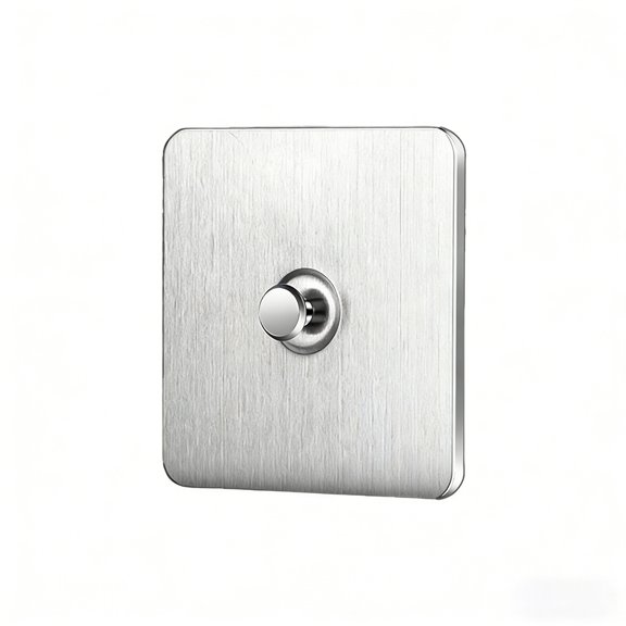 Heavy-Duty Adhesive Stainless Steel Wall Hooks – No-Drill Picture Hanging Hooks, Invisible Nail Alternative for Frames, Decor & Home Organization, Strong Adhesive Backing