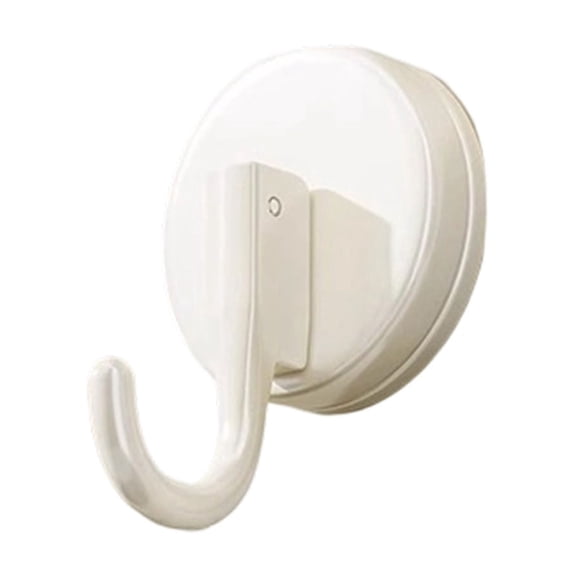 Heavy Duty Adhesive Wall Hooks, Rustproof Sticky Hooks for Bathroom Kitchen, 4 pack, White