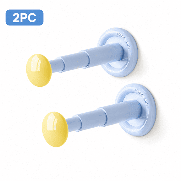 Heavy Duty Adhesive Wall Hooks with 3-Level Adjustable Extendable Arm, Damage-Free Multi-Functional Hanging Organizer for Dorm, Bathroom, and Door