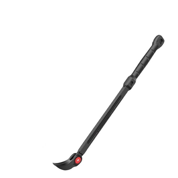 Heavy Duty Adjustable Angle Pry Bar with Non-Slip Handle for Auto Maintenance and Home Improvement