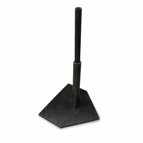 Heavy Duty Adjustable Batting Tee for Baseball, Softball, and Tee Ball - Industrial Strength, All-Weather Rubber, 20 to 32 Inches Height Adjustable