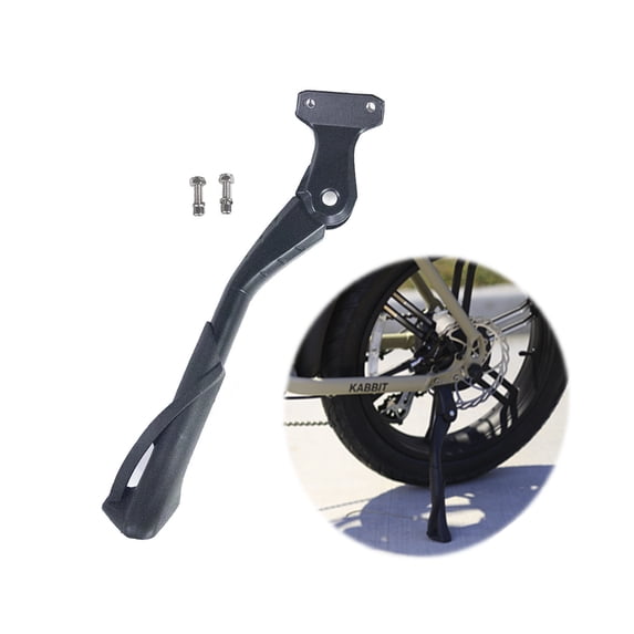 Heavy Duty Adjustable Bike Kickstand for 20”-24” Bikes, 10.5”-12.5” Adjustable Length, 1.75” Bolt Pattern Rear Mount Bicycle Stand