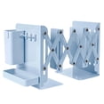 thumbnail image 1 of Heavy Duty Adjustable Bookends, Metal Expandable Book Holder with Pen Tray, Desk Organizer for Office, Home, and Student Use, 1 of 4