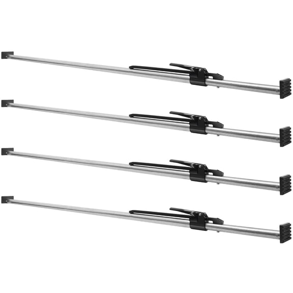 Heavy Duty Adjustable Cargo Bar for Trucks, 89-104 Inch Load Lock Stabilizer for Pickup&Trailer, 309 lb Capacity Steel Bar (4 Pack)