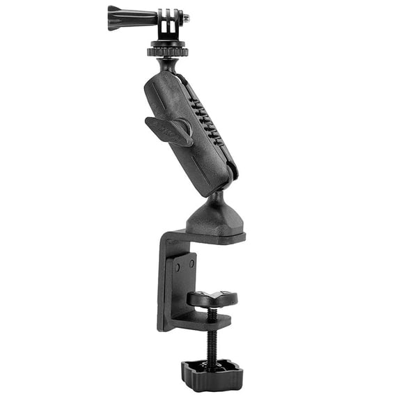 Heavy-Duty Adjustable Clamp Mount for GoPro HERO Action Cameras