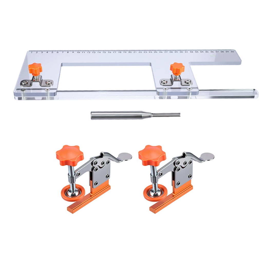 Adjustable Locator Rails Heavy Duty Adjustable Clamping Wood Drawer Slide Jig Clamp Locator ...