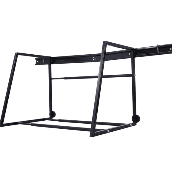 Heavy Duty Adjustable Garage Tire Rack Wall Storage Black