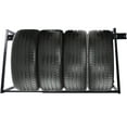 thumbnail image 1 of Heavy Duty Adjustable Garage Wall Multi-Tire Rack Storage, Black, 1 of 1