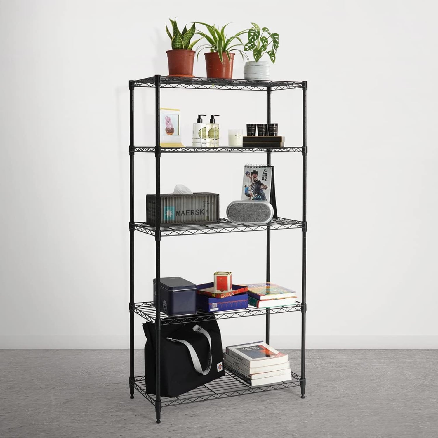 HeavyDuty Adjustable Height Wire Shelving Unit Wire Rack Shelving
