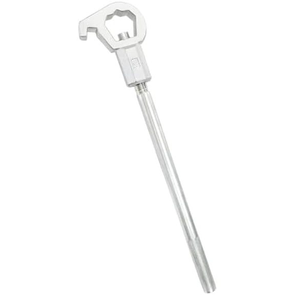 Heavy Duty Adjustable Hydrant Wrench, Fits 1-1/2" to 6" Bolt Head Sizes, Fire Equipment Hydrant Wrench for Loosening Caps and Opening Valves, Tightening Nuts, Pipes$$Tools & Hardware Other