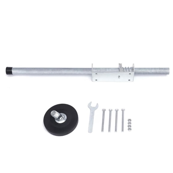 Heavy Duty Adjustable Ladder Stabilizer Pair with Rubber Feet, Secure Ground Leveling Tool for Extension Ladders