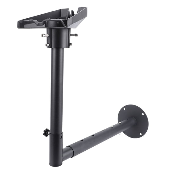 Heavy Duty Adjustable Long Wall Antenna Mount Bracket and Satellite Pole Adapter Kit for Reliable Gen 3 V4 Signal Reception External Mast Installation