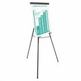 thumbnail image 1 of Heavy-Duty Adjustable Presentation Easel, 69" Maximum Height, Metal, Black | Bundle of 5 Each, 1 of 1