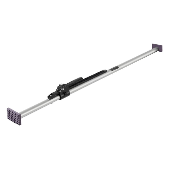 Heavy Duty Adjustable Ratcheting Cargo Bar 59 to 73 Inches Steel Load Lock Stabilizer with Non Slip Pads for Pickup Truck