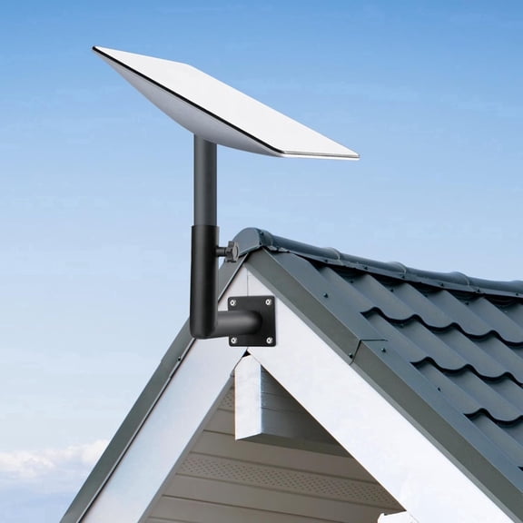 Heavy-Duty Adjustable Roof Mount Kit for Starlink Gen 2 Universal Metal Mount Bracket with Installation Hardware Tools Weather-Resistant Outdoor