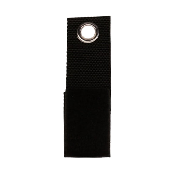 Heavy Duty, Adjustable Size Hook and Loop Hanging Garage Hook Organizing Storage Straps with Pull Tabs for Garage Organization and Storage Grommet Hangs Easily on Wall Hooks or Nails(Black,)