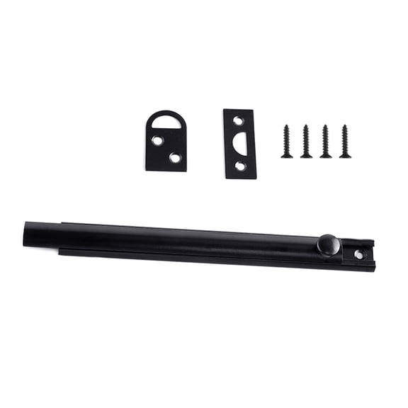 Heavy Duty Adjustable Sliding Bolt Spring Mechanism Vertical/Horizontal Mounting Rustproof for French Barn Doors