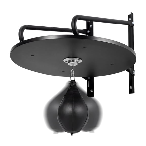 Heavy-Duty Adjustable Speed Bag Platform, 24-Inch Wall Mount Boxing Kit with 360 Swivel for Professional Home Gym Training