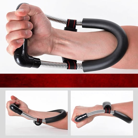 Heavy Duty Adjustable Spring Wrist Strengthener for Men, Arm Grip Trainer, Muscle Exercise Equipment for Wrist, Hand and Arm Strength, Workout Resistance Bands
