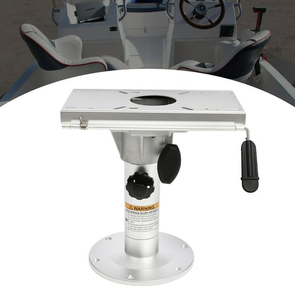 Heavy Duty Adjustable & Swivel Aluminum Marine Boat Seat Pedestal 13 to 19 inches
