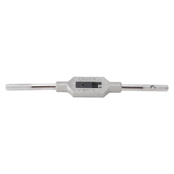 Heavy Duty Adjustable Tap Wrench Handle M1 to M10 Capacity 1/16 to 3/8 inches / 1.58 to 9.52 cm High Hardness Precision Tapping Hand Tool Thread Holder for Metalworking and Repair