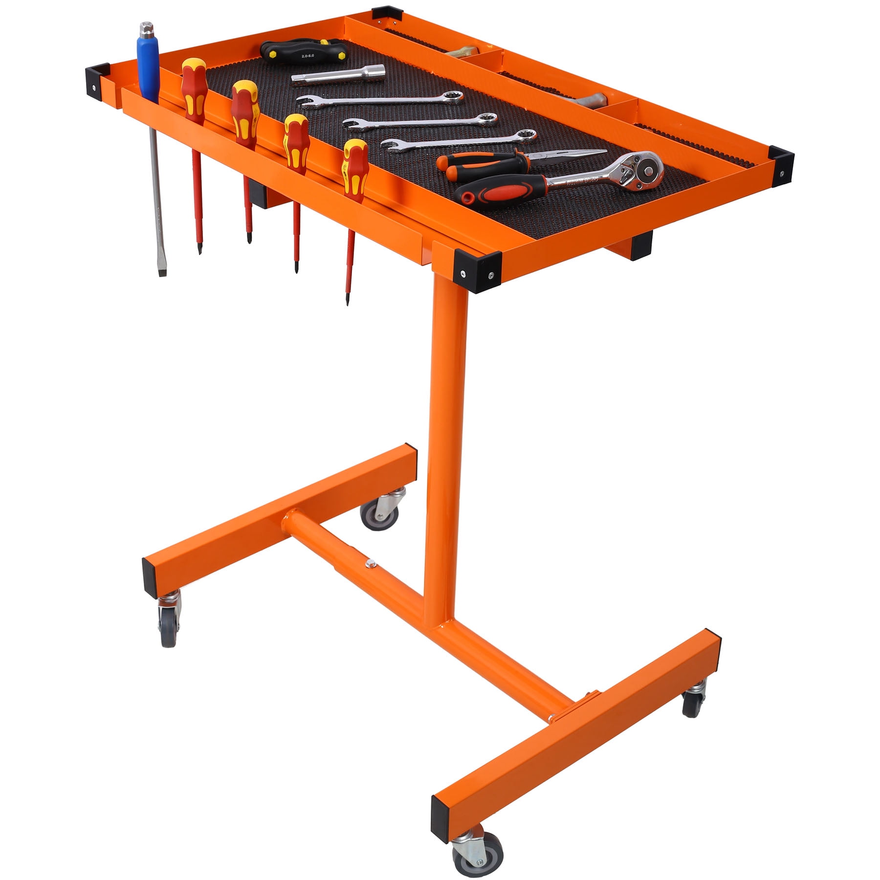 Heavy Duty Adjustable Tear Down Work Table in Durable Steel with Drawer ...