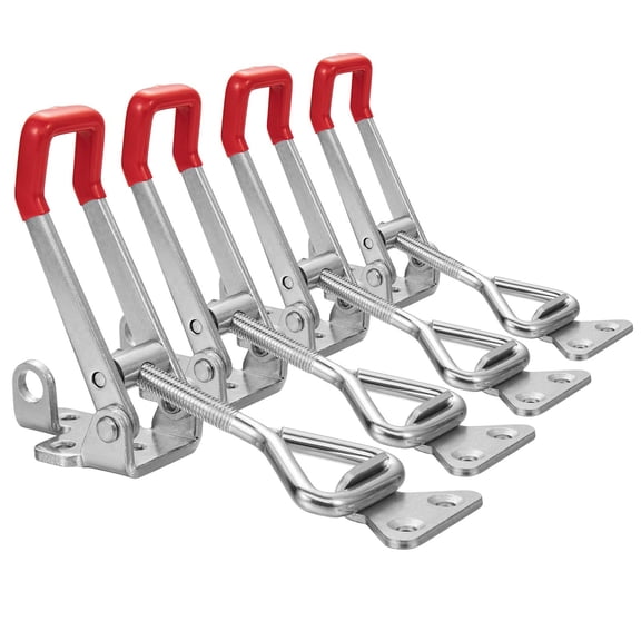 Heavy Duty Adjustable Toggle Latch Clamp 4003 Style,1320Lbs Holding Capacity, Large Hasp Clamp For Smoker,ToolBox Case,Industrial EquiIpment and More (7.5inch)