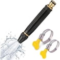 thumbnail image 1 of Heavy Duty Adjustable Twist Hose Nozzle Jet Sweeper Nozzle, 2026 New Upgrade-Home High-Pressure Car Wash Water Gun, High Pressure Water Sprayer with Nozzle & Hose (black), 1 of 7