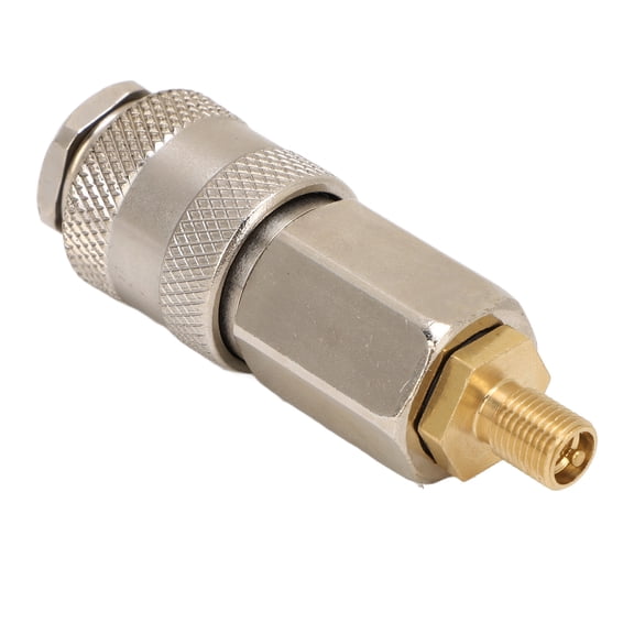 Heavy Duty Air Compressor Adapter 2,Pack, Universal 1/4" Quick Connect Steel Fitting For Tire Inflators