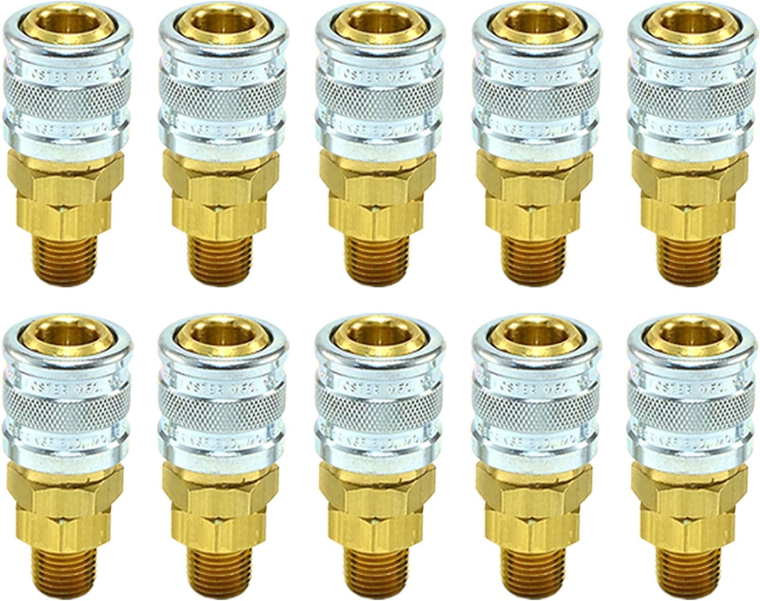 Heavy Duty Air Fittings, Industrial Air Coupler & Plug kit, Quick