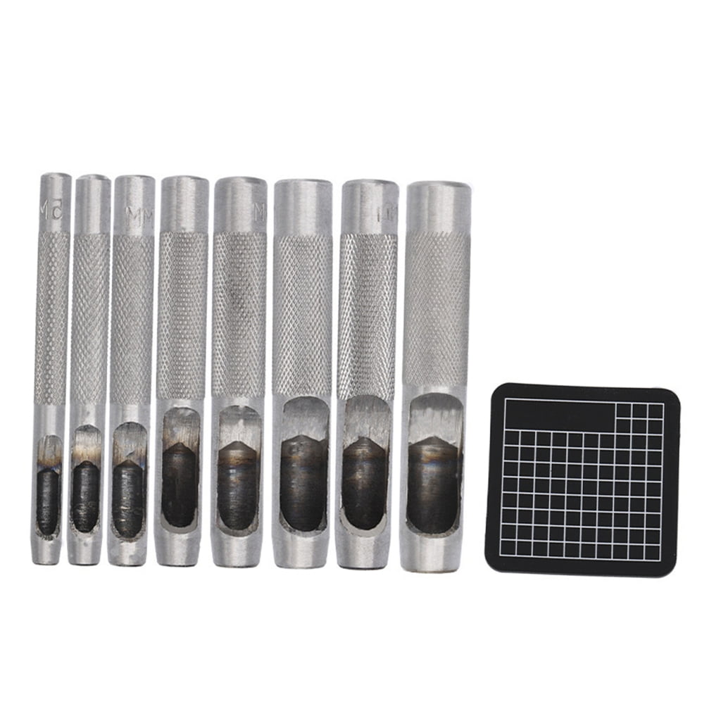Heavy Duty Alloy Round Hole Puncher Hollow1eatherHole Punching Tool For Leathercraft Belts Shoes Watch Band Making