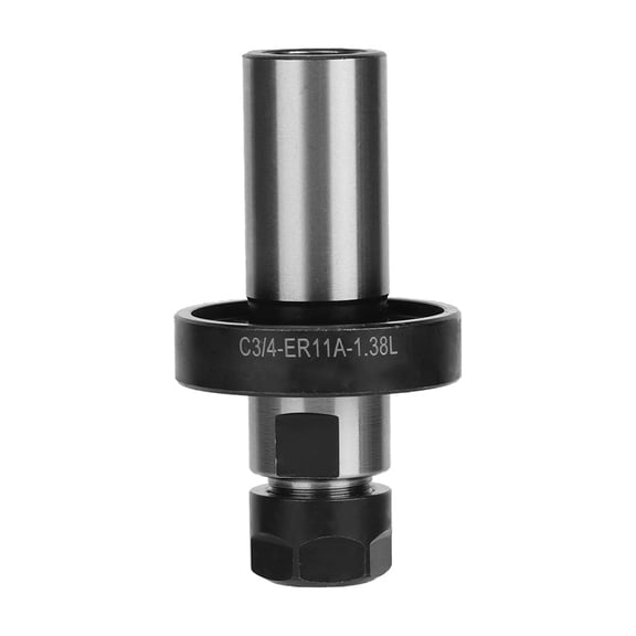 Heavy Duty Alloy Shaped Extension Rod Chuck Collet Lengthen Tool for Carving Machine and CNC Rotary Router - Height 1.38 inches / 3.5 cm, Hole Diameter 3/4 inches / 1.9 cm
