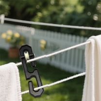 Heavy Duty Aluminium Outdoor Clothesline Spreader Pulley Separator for Long Lines and Large Loads Grade Garment Drying Aid