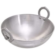 Heavy Duty Aluminium Wok/Kadhai/Deep Frying Pan/Deep Cooking Pot Cookware/Kitchenware Approx. 0.5 Litre, Pack of 1