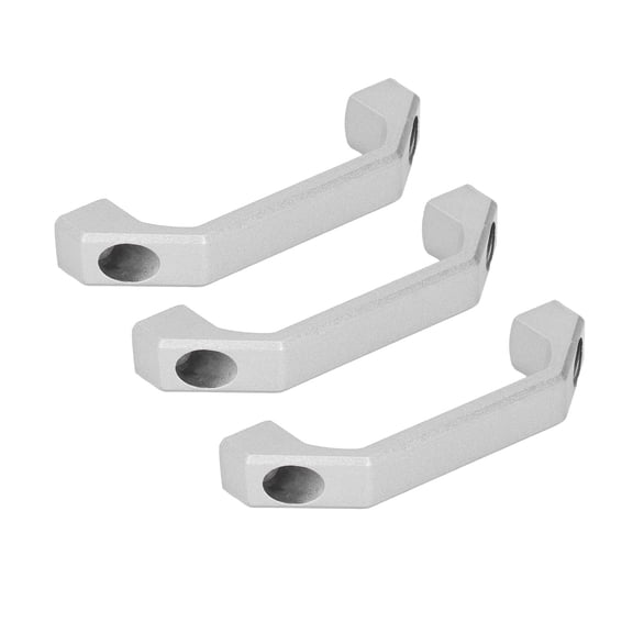 Heavy Duty Aluminum Alloy Drawer Handles and Cabinet Door Handle Set for Home Kitchen Furniture 4.7 Inches / 12 cm Length 100mm Hole Distance Pulls 3 Pack