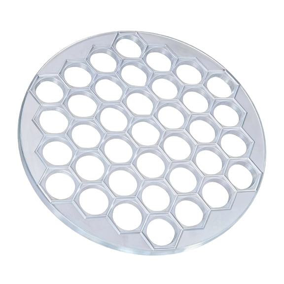Heavy Duty Aluminum Alloy Dumpling Maker Tray 37 Holes Dumpling Cooking Mold