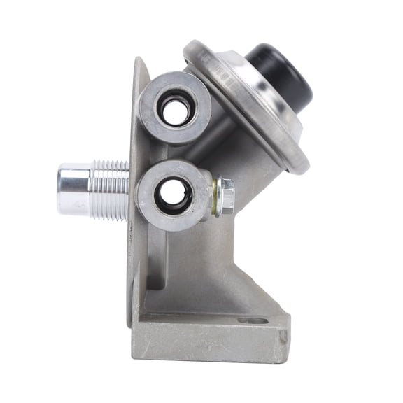 Heavy Duty Aluminum Alloy Fuel Filter Mounting Base with Built In Hand Priming Pump and Dual Ingress Outlet M16x1.5mm Ports