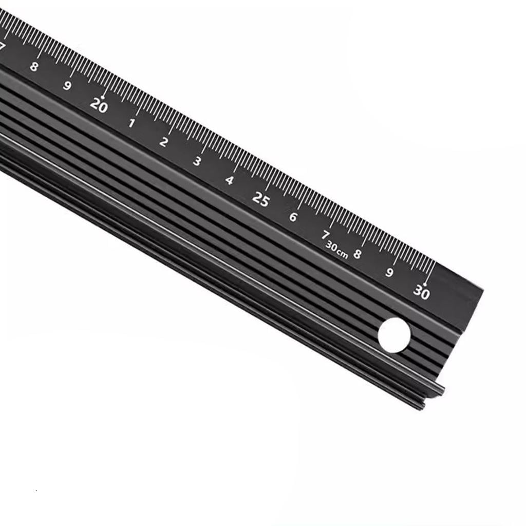 Scale Weight Ruler Heavy Duty Aluminum Alloy Ruler Multifunctional Metric Scale Ruler For ...