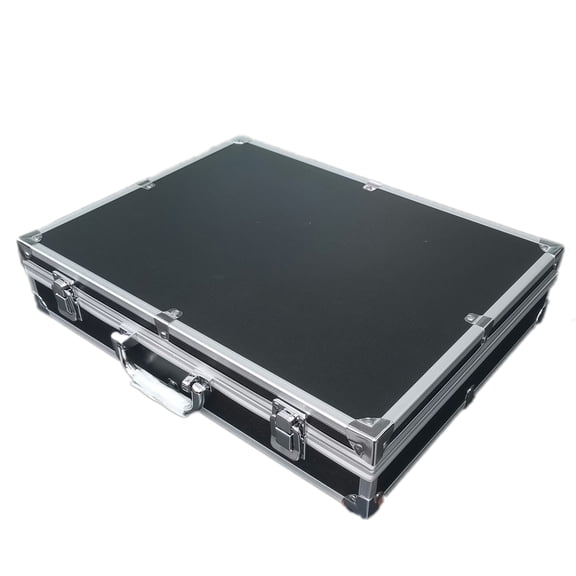Heavy-Duty Aluminum Alloy Tool Box, Multi-Functional Handheld Equipment Case for Tools, Hardware & Document Organization