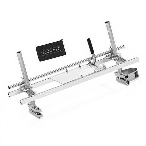 Heavy-Duty Aluminum Chainsaw Mill Guide, Quick-Setup Milling Jig for Outdoor Forestry & Professional Woodworking