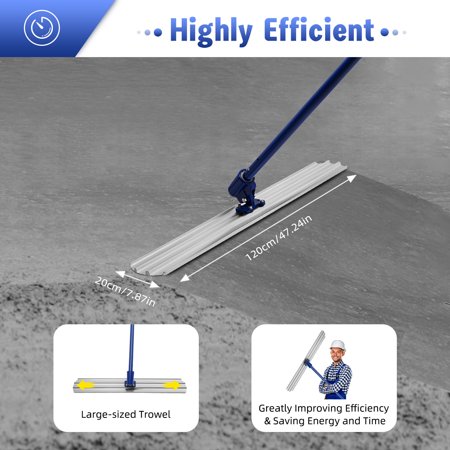 Heavy-Duty Aluminum Concrete Float for Road Resurfacing & DIY Projects