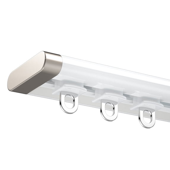 Heavy Duty Aluminum Curtain Tracks for Ceiling or Wall Mount, Ceiling Curtain Rail, Wall Partition Curtain for Windows, Living Room, Bedroom